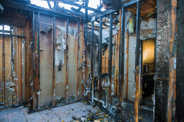 Professional Fire Damage Removal technician working in Statesville, NC